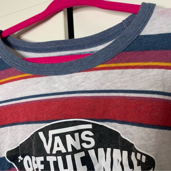 Kids’ Vans Striped Retro Graphic Shirt - Picture 2 of 10